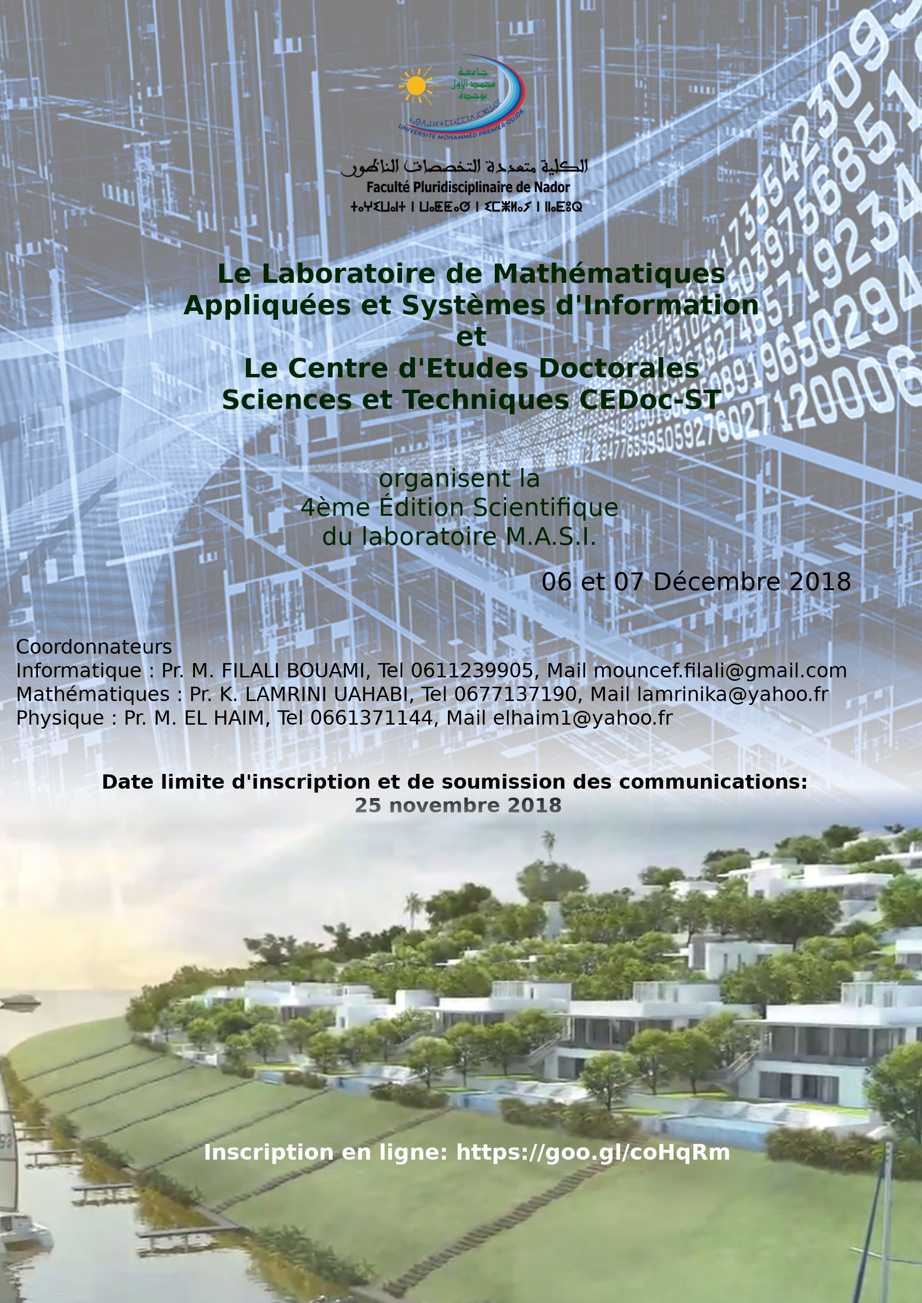 4 ème Edition Scientifique du laboratoire MASI en collaboration avec le CeDoc