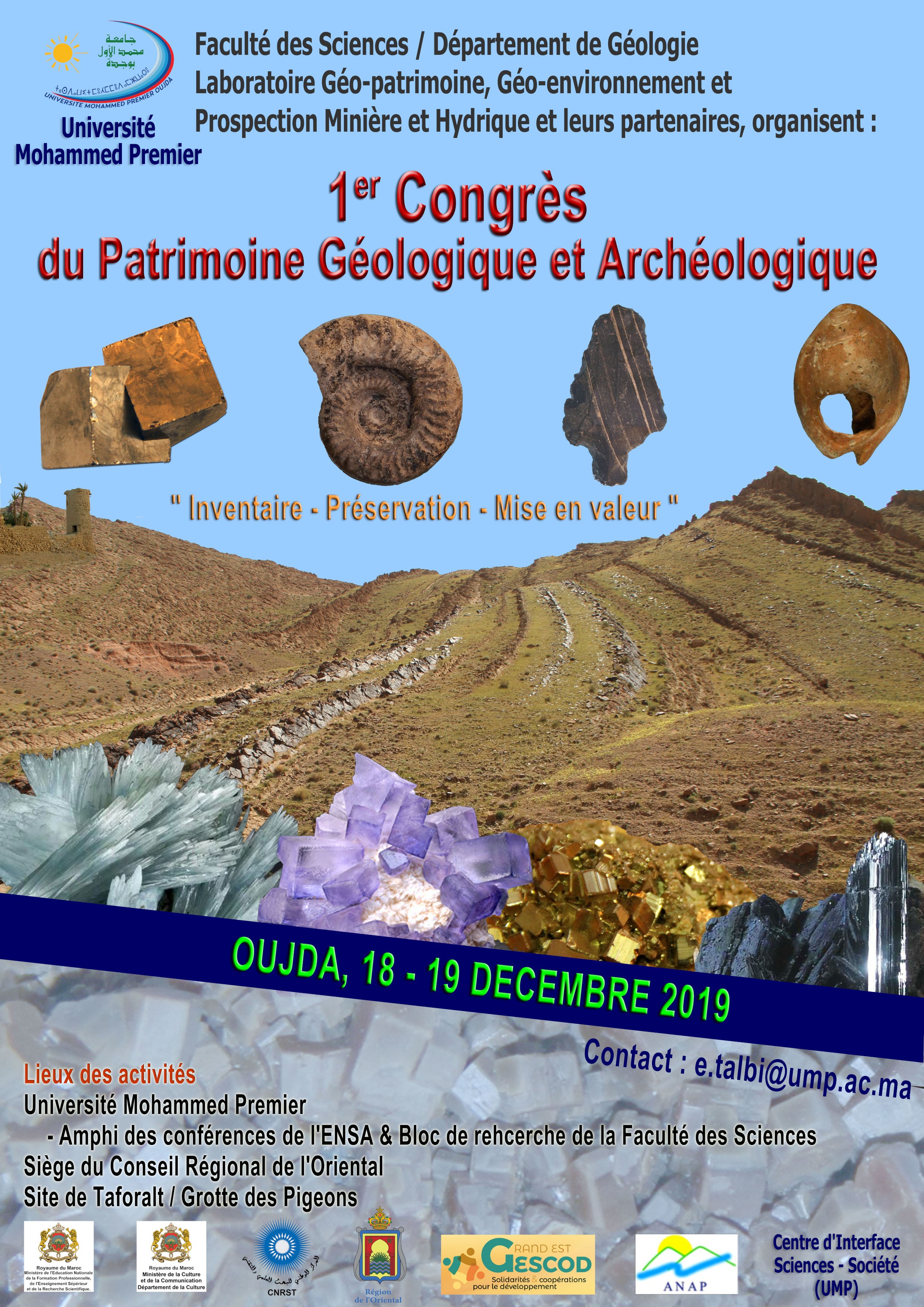 Congrès du Patrimoine Géologique et Archéologique (CPGA)
