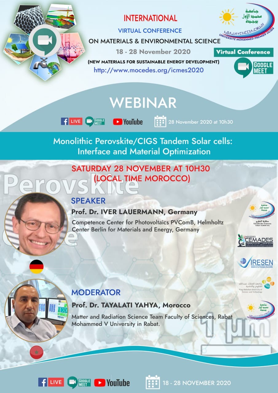 Monolithic Perovskite/CIGS Tandem Solar cells: Interface and Material Optimization