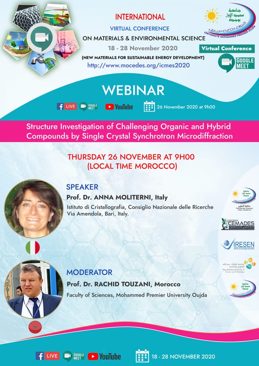 Structure Investigation of Challenging Organic and Hybrid Compounds by Single Crystal Synchrotron Microdiffraction