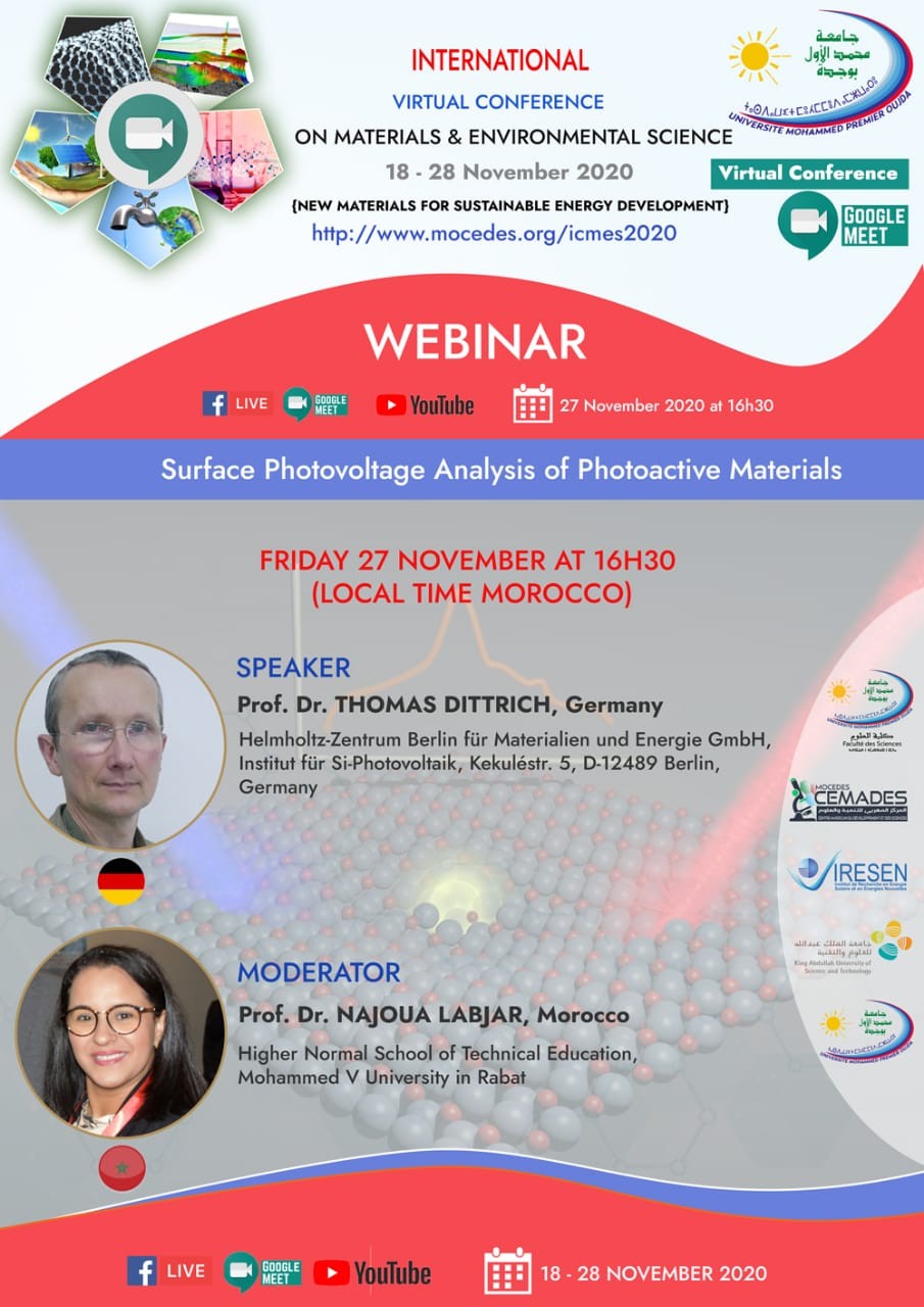 Surface Photovoltage Analysis of Photoactive Materials