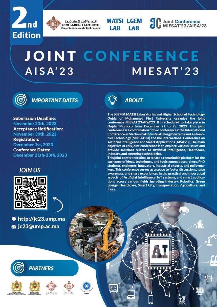 Joint conference AISA'2023 / MIESAT'23