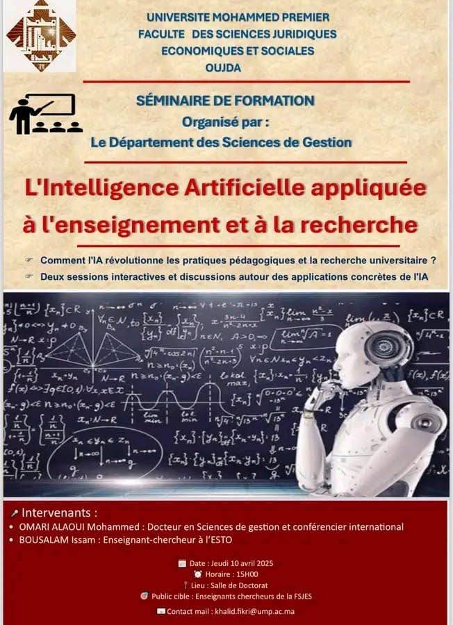 L'intelligence artificielle appliquée à l'enseignement et à la recherche